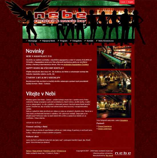 Cocktail and music bar Nebe